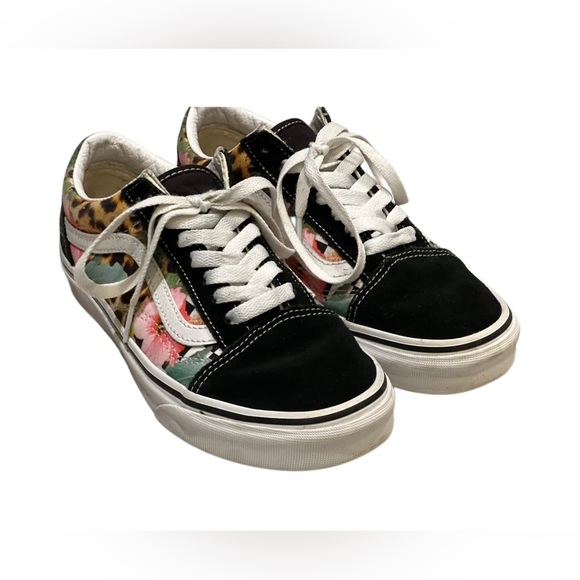 VANS Old Skool Tropical Animal Sneaker Low Canvas Suede Casual Women VN0A5AO92FB - Picture 8 of 10